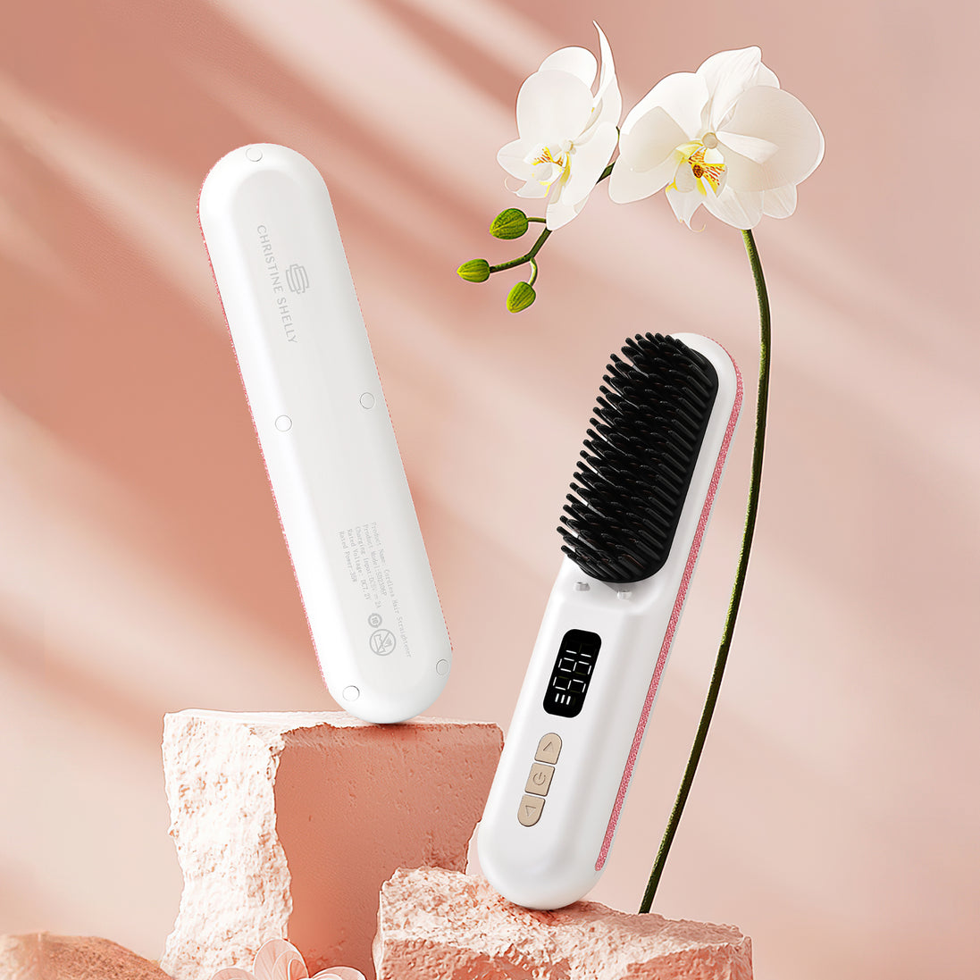 Cordless Hair Straightener Brush 9600mAh - CS2306-X210