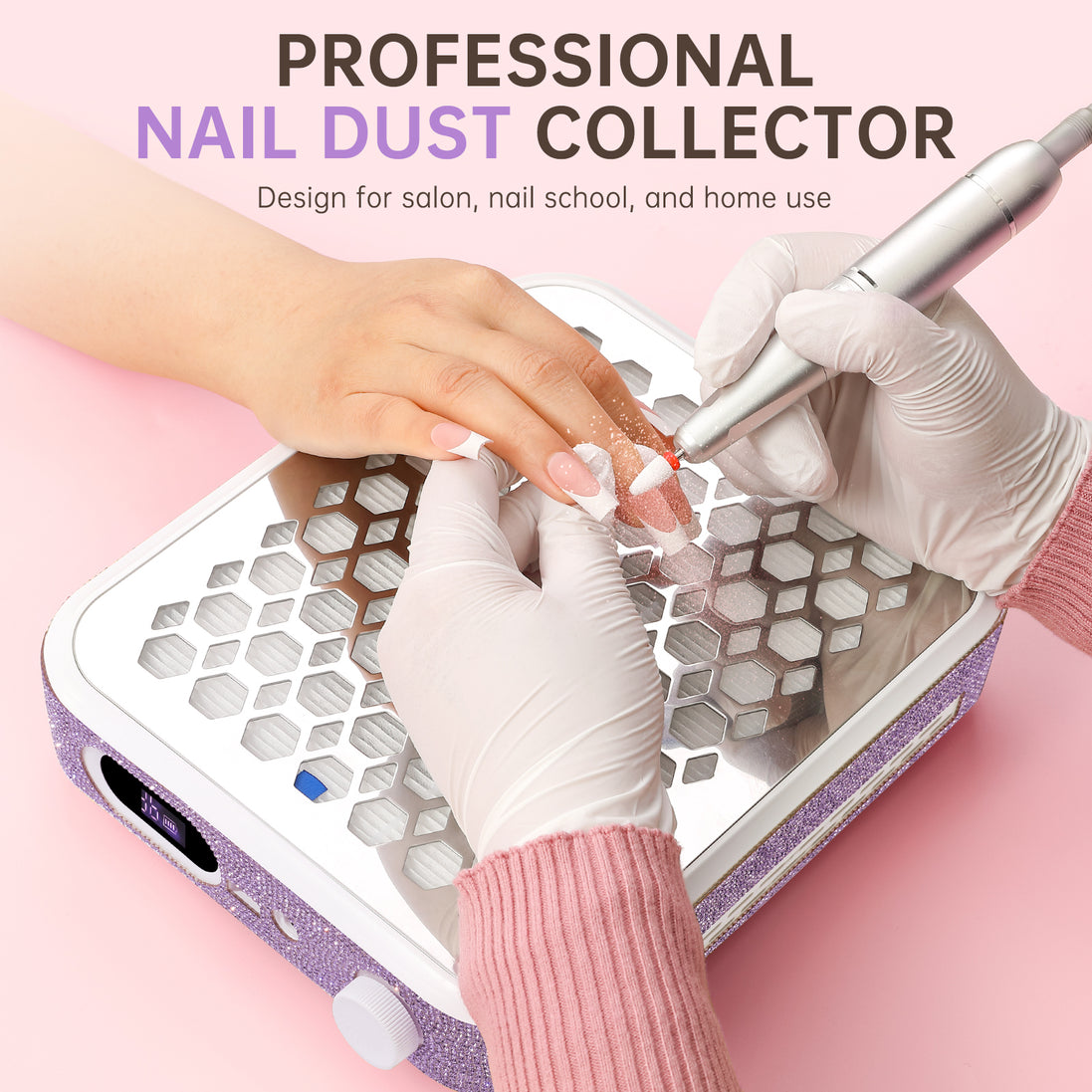 Rechargeable Nail Dust Collector - CS503-X19