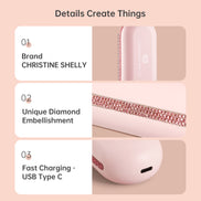 Cordless Hair Straightener Brush 9600mAh - CS2306-X910