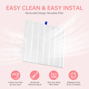 Rechargeable 650PA Nail Dust Collector - CS502-X12