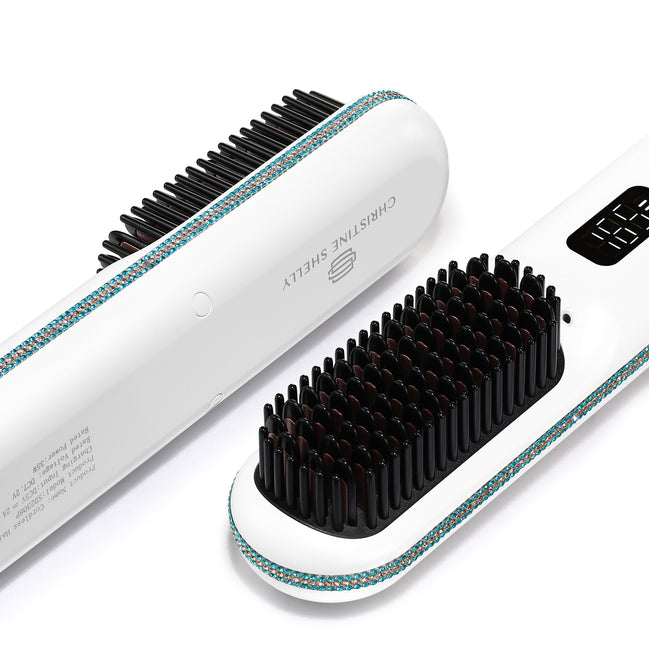 Cordless Hair Straightener Brush 9600mAh - CS2306-X215