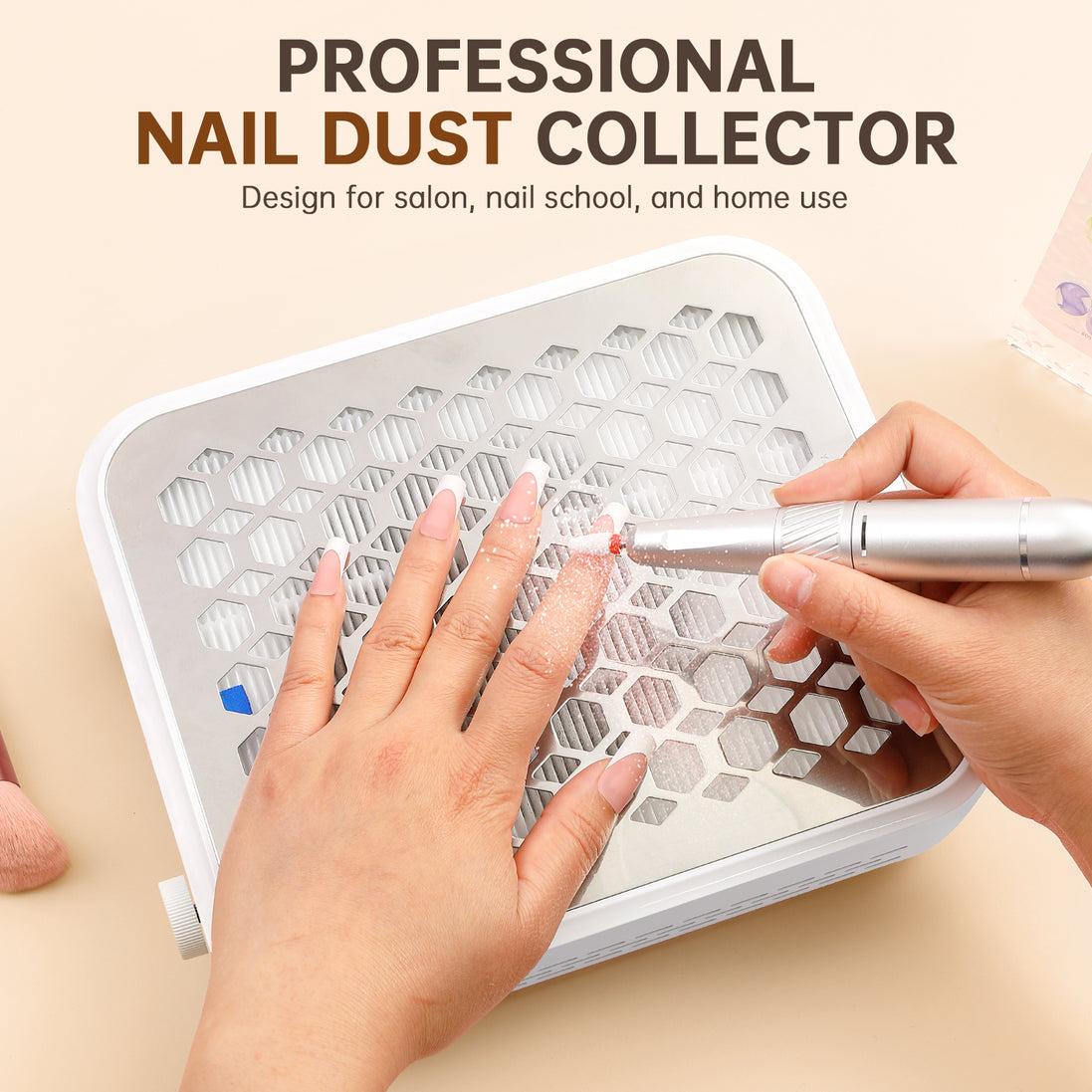 Rechargeable Nail Dust Collector - CS503-X12