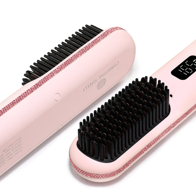 Cordless Hair Straightener Brush 9600mAh - CS2306-X910