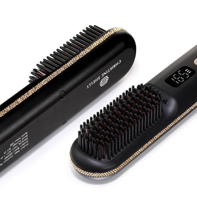 Cordless Hair Straightener Brush 9600mAh - CS2306-X118