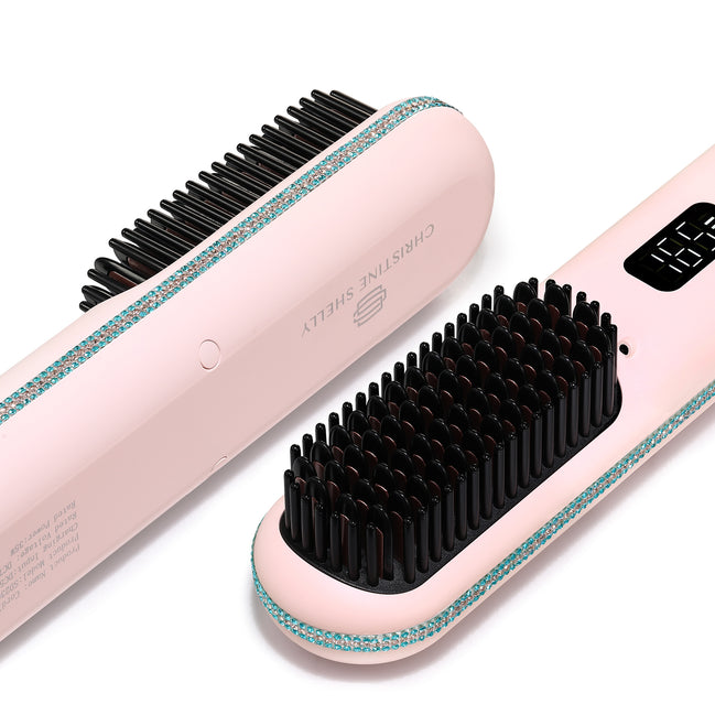 Cordless Hair Straightener Brush 9600mAh - CS2306-X915