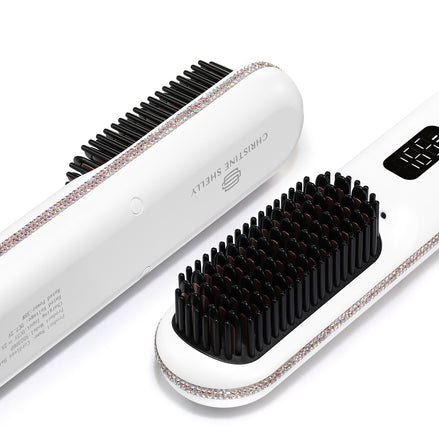 Cordless Hair Straightener Brush 9600mAh - CS2306-X202