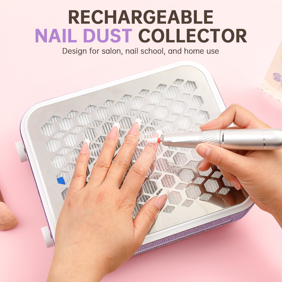 Rechargeable Nail Dust Collector - CS503-X19