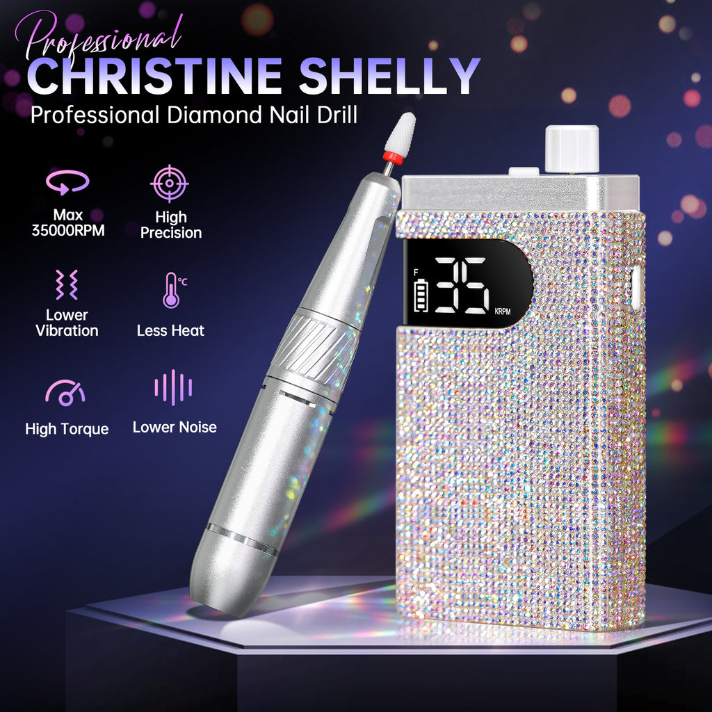 Rechargeable 35000RPM Electric Nail Drill - CS809