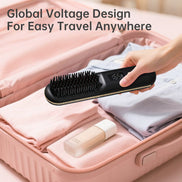 Cordless Hair Straightener Brush 9600mAh - CS2306-X118