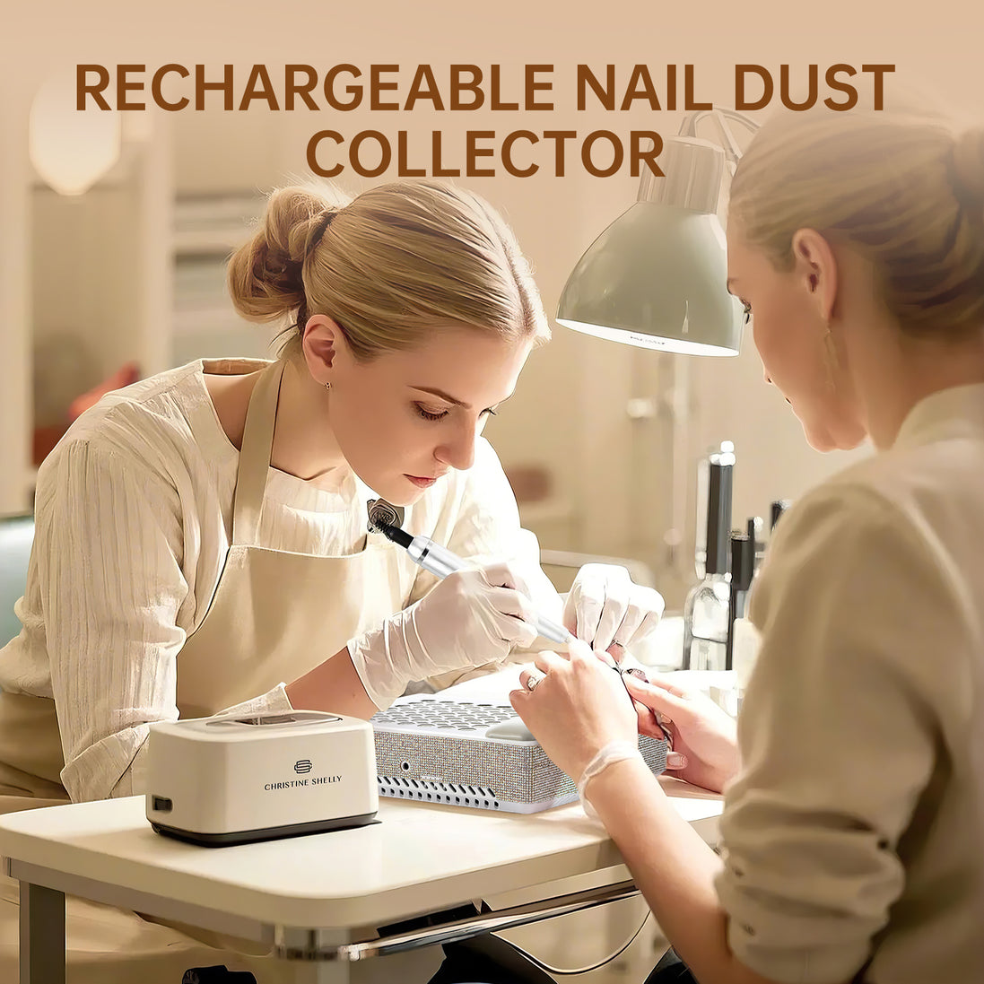 Rechargeable 650PA Nail Dust Collector - CS502-X02