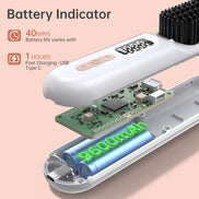 Cordless Hair Straightener Brush 9600mAh - CS2306-X210