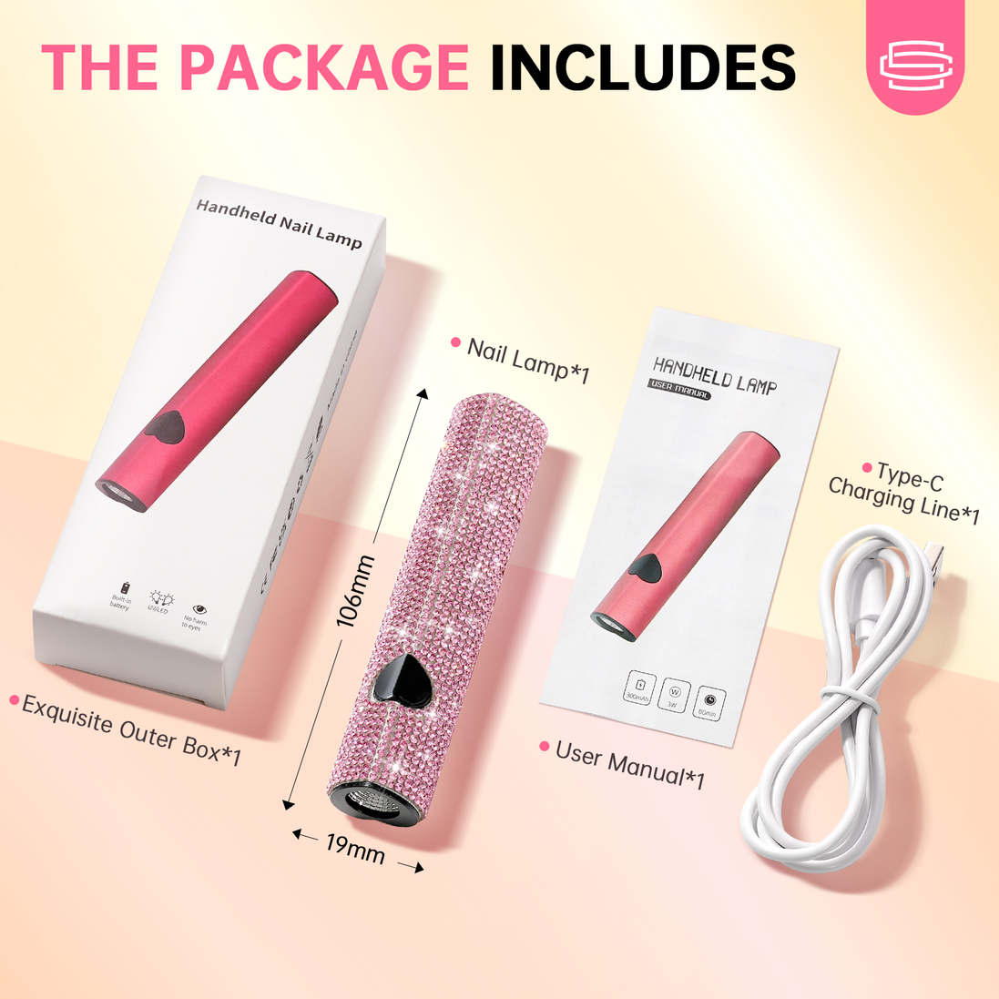 Handheld UV Nail Lamp - CSC20