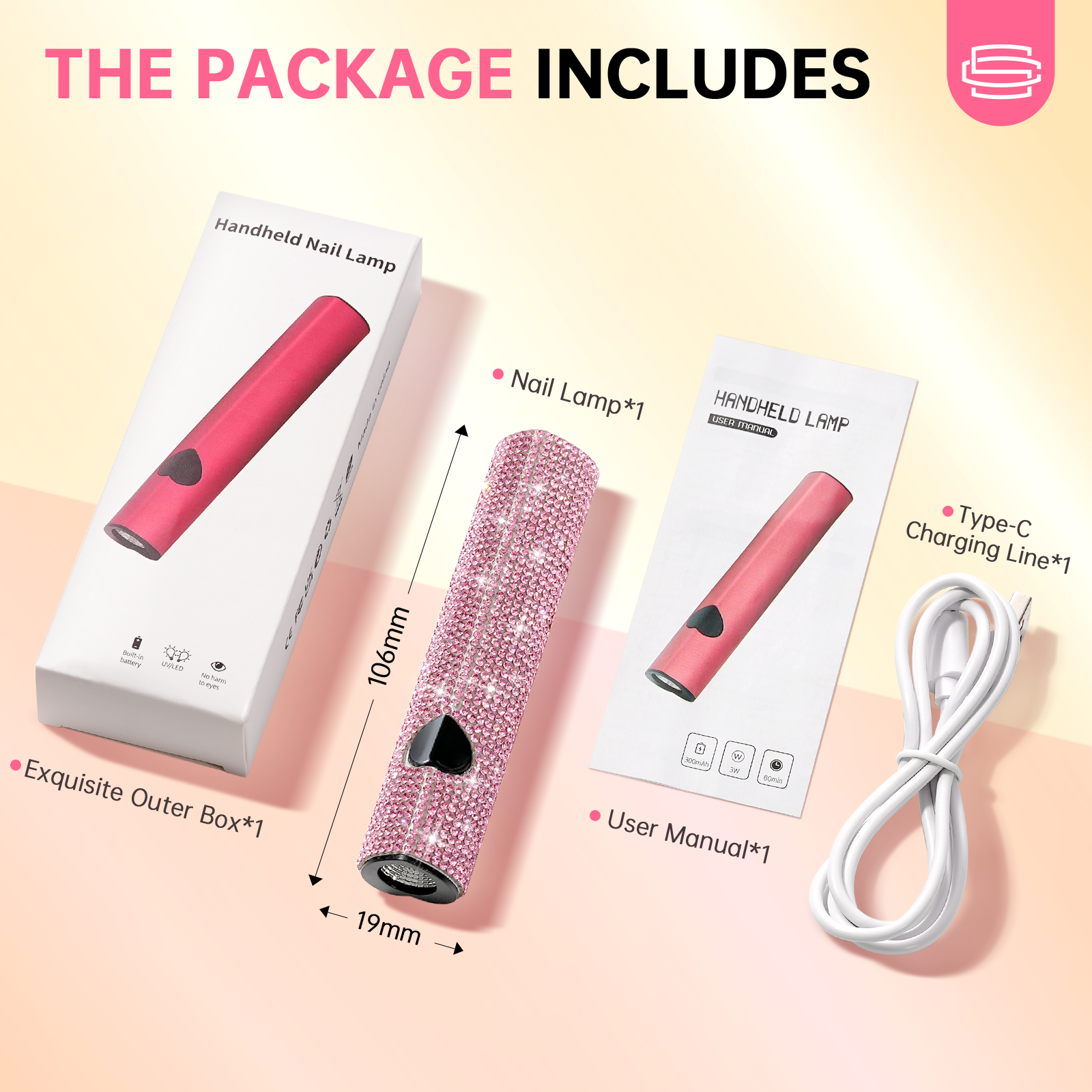 Handheld UV Nail Lamp - CSC20