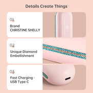 Cordless Hair Straightener Brush 9600mAh - CS2306-X915