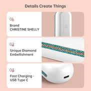 Cordless Hair Straightener Brush 9600mAh - CS2306-X215