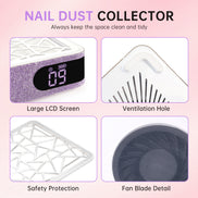 Plug-in Nail Dust Collector 4000RPM - CSX10-C19