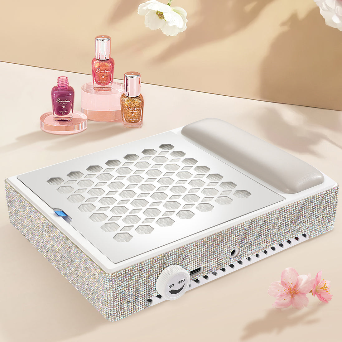 Rechargeable 650PA Nail Dust Collector - CS502-X02