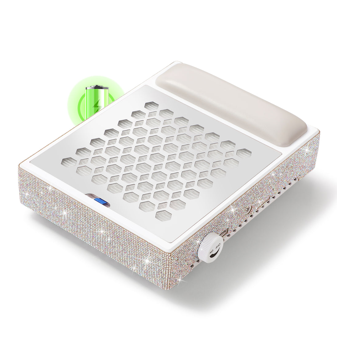 Rechargeable 650PA Nail Dust Collector - CS502-X02