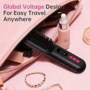 Cordless Hair Straightener Brush 9600mAh - CS2306-X104
