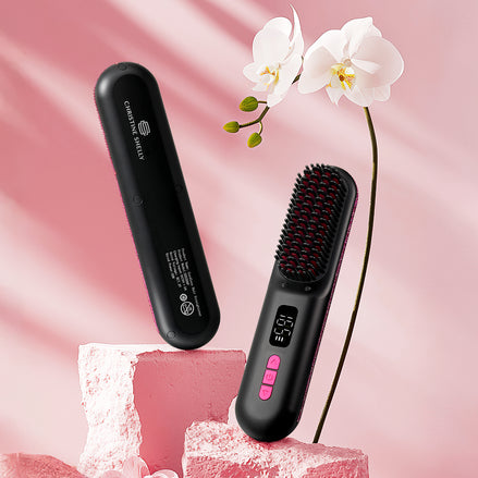 Cordless Hair Straightener Brush 9600mAh - CS2306-X104