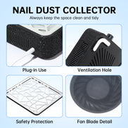 Plug-in Nail Dust Collector 4000RPM - CSX10-C01