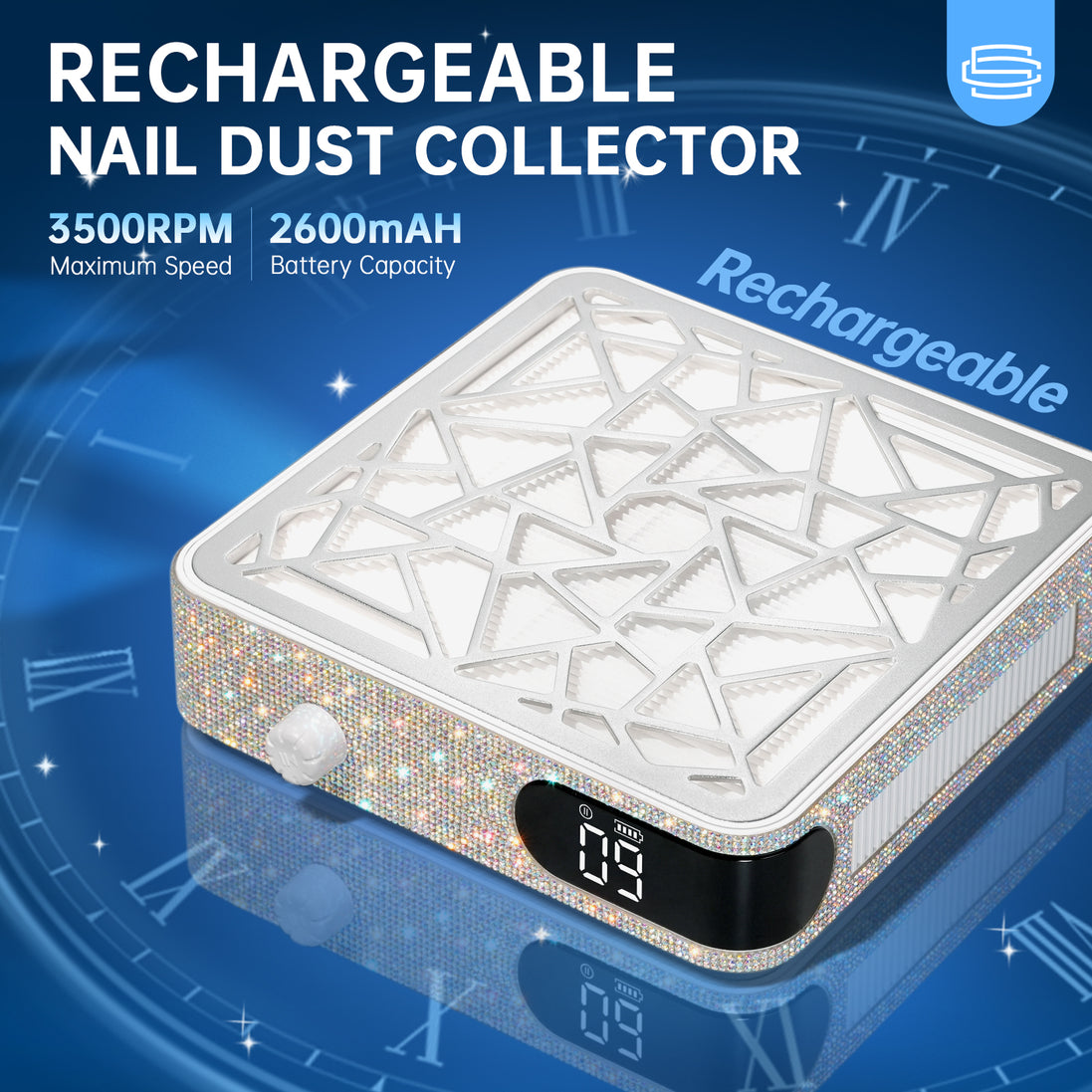 Rechargeable Nail Dust Collector 4000RPM - CSX10-X02