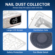 Rechargeable Nail Dust Collector 4000RPM - CSX10-X02