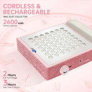 Rechargeable 650PA Nail Dust Collector - CS502-X10