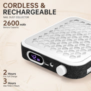Rechargeable Nail Dust Collector - CS503-X01