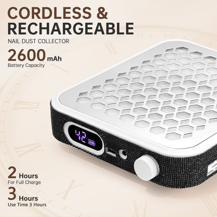 Rechargeable Nail Dust Collector - CS503-X01