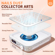 Rechargeable Nail Dust Collector - CS503-X02