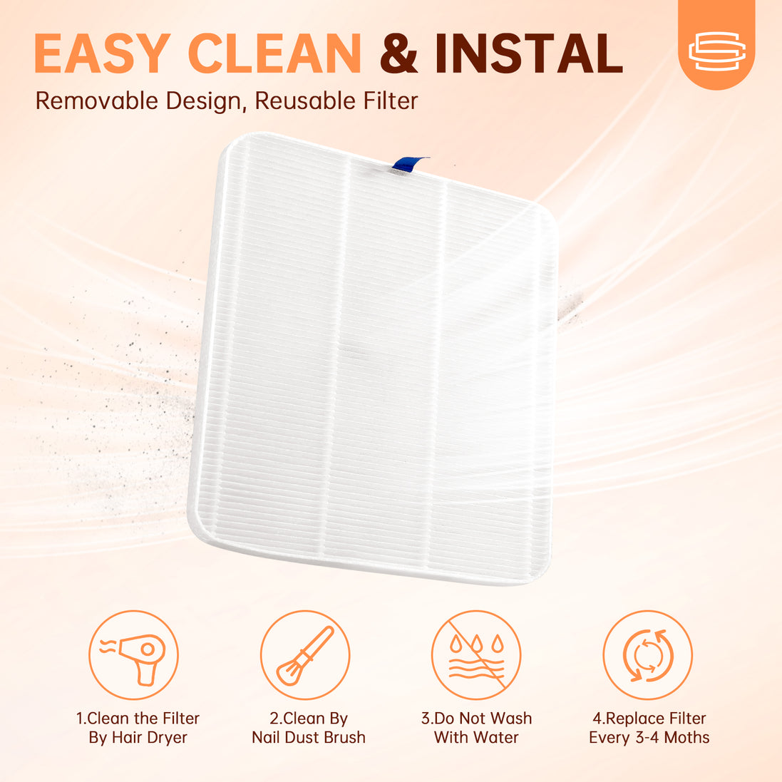 Rechargeable Nail Dust Collector - CS503-X02