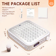 Rechargeable Nail Dust Collector - CS503-X02