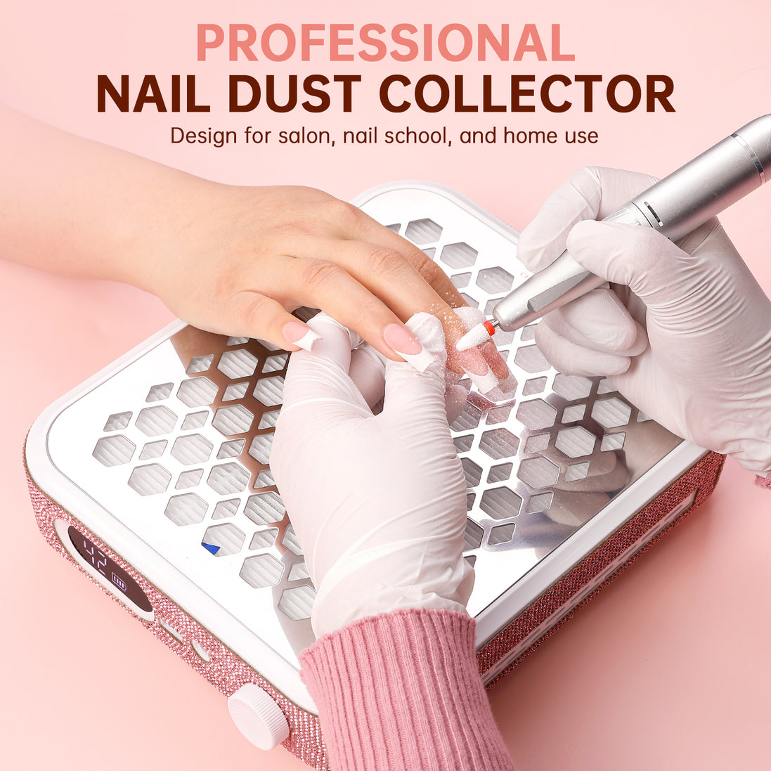 Rechargeable Nail Dust Collector - CS503-X10
