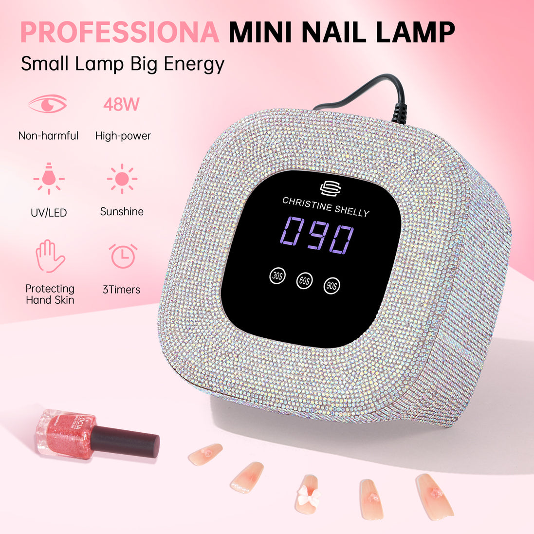 Portable Plug-in UV Nail Lamp - CS8-C02
