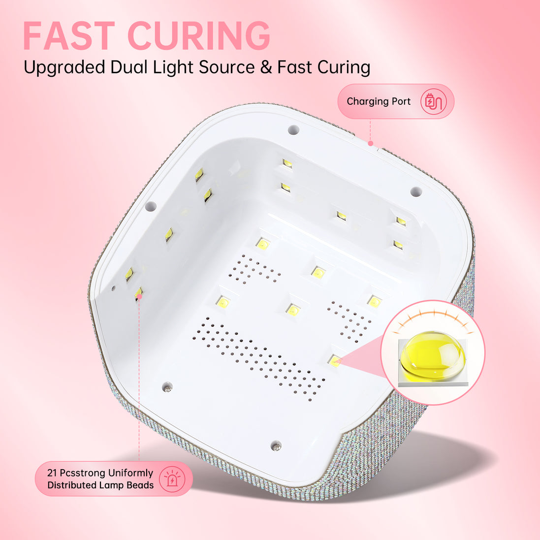 Portable Plug-in UV Nail Lamp - CS8-C02