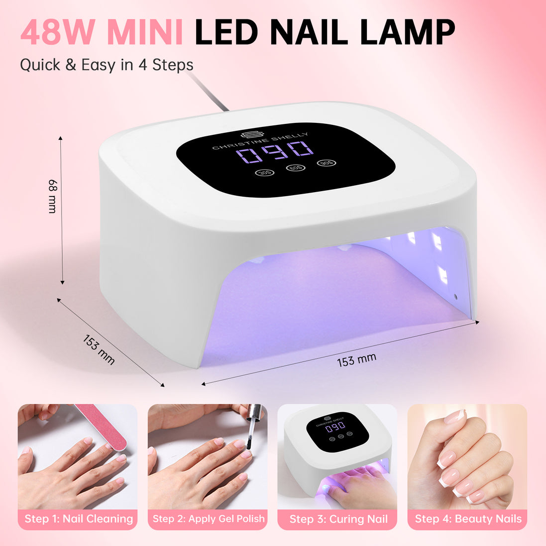Portable Plug-in UV Nail Lamp - CS8-C12