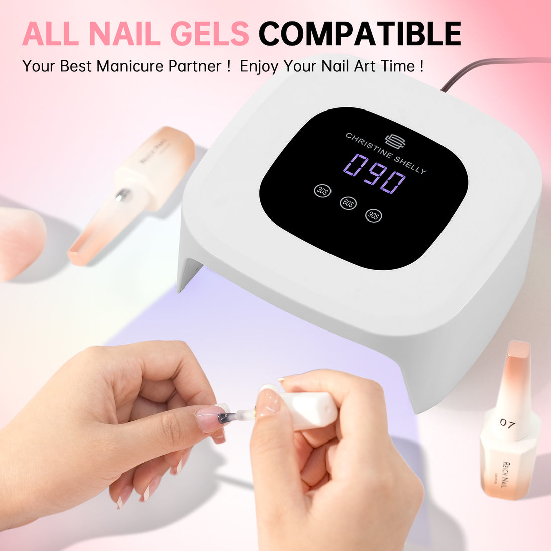Portable Plug-in UV Nail Lamp - CS8-C12