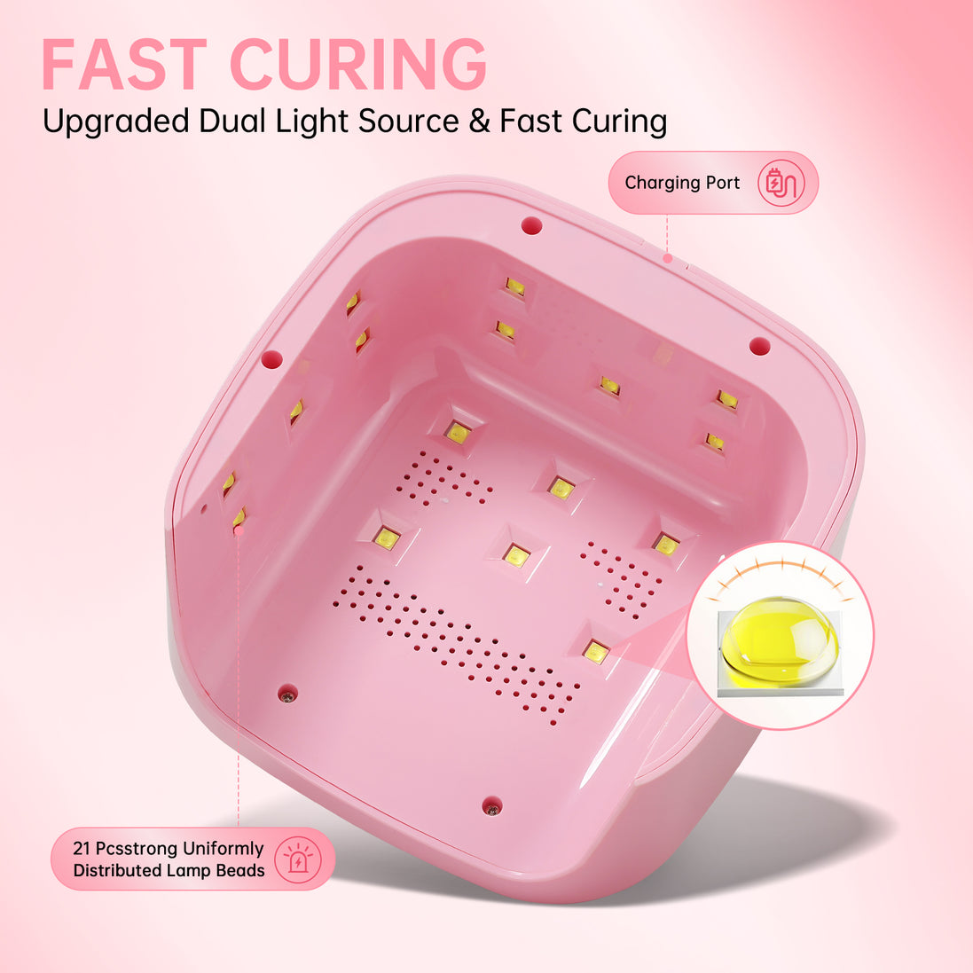 Portable Plug-in UV Nail Lamp - CS8-C09