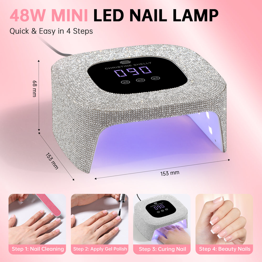 Portable Plug-in UV Nail Lamp - CS8-C03