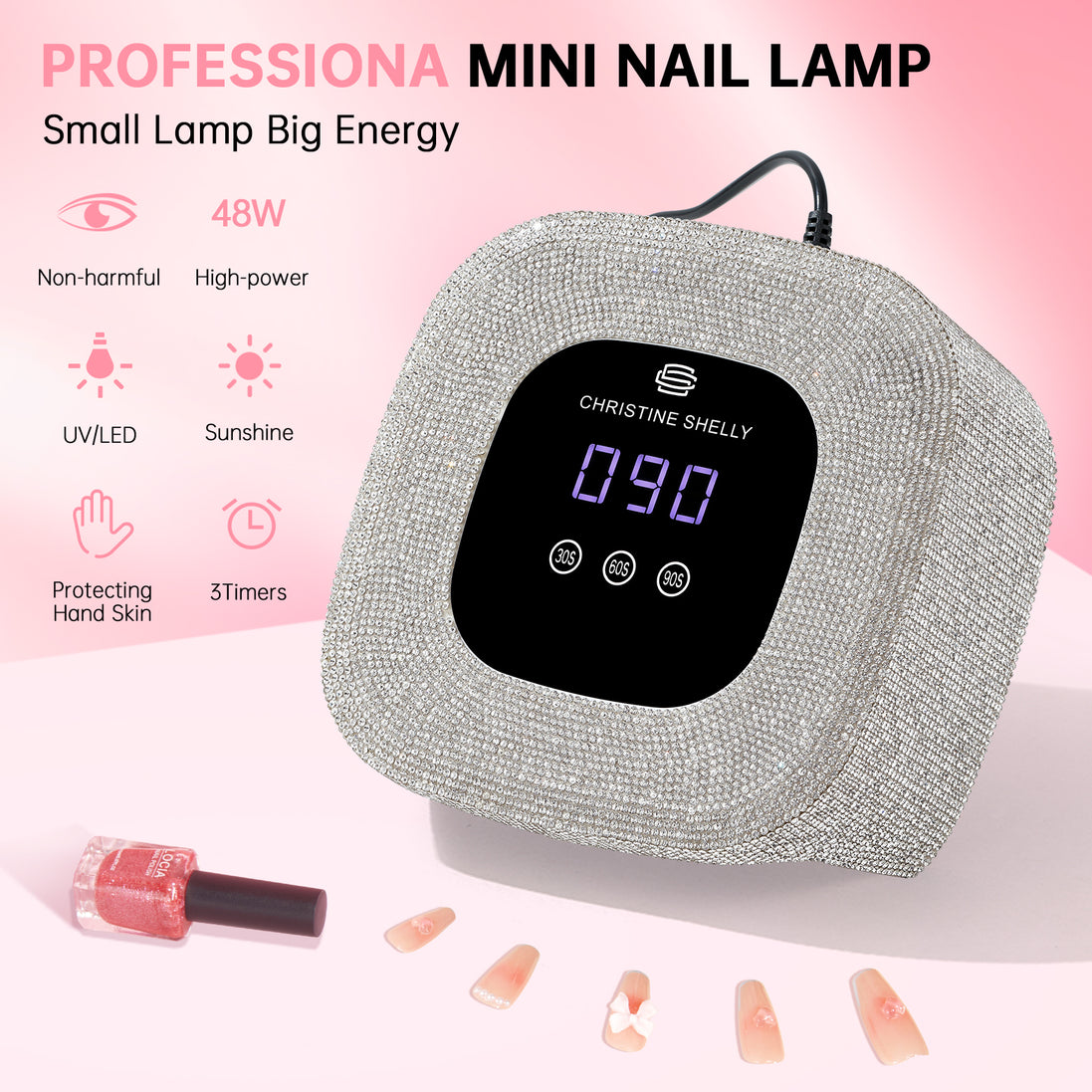 Portable Plug-in UV Nail Lamp - CS8-C03