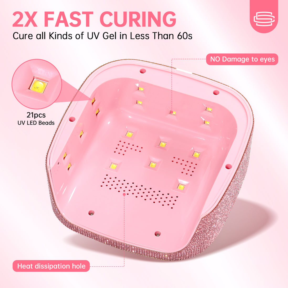 Portable Plug-in UV Nail Lamp - CS8-C10