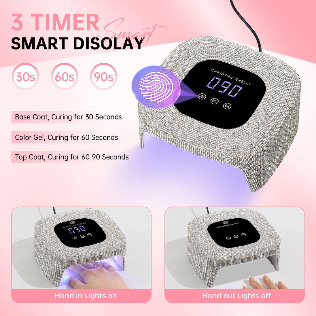 Portable Plug-in UV Nail Lamp - CS8-C03