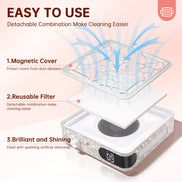 Rechargeable Nail Dust Collector 4000RPM - CSX10-X03