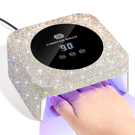48W Plug-in UV Nail Lamp AB Rhinestones- CSH12
