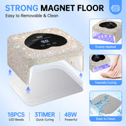 48W Plug-in UV Nail Lamp Heart- CSH13