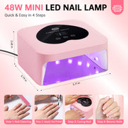 48W Plug-in UV Nail Lamp Heart- CSH13