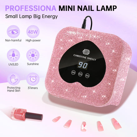 48W Plug-in UV Nail Lamp Heart - CSH13