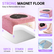48W Plug-in UV Nail Lamp Heart - CSH13