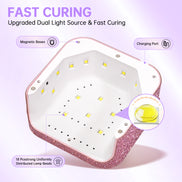 48W Plug-in UV Nail Lamp Heart - CSH13